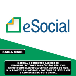 e-Social e conceitos basicos de EFD-REINF